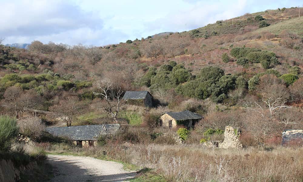 Cabañas de arriba en Corullón