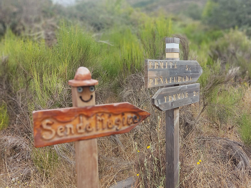 señales ruta ermita peña furada