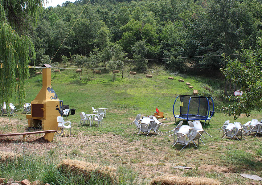 terraza para niños en Ocero